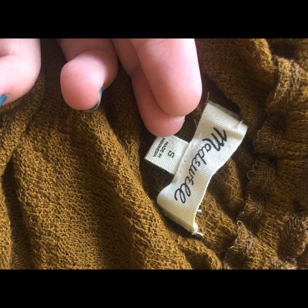 Madewell Texture & Thread Drawstring Top - Picture 3 of 3